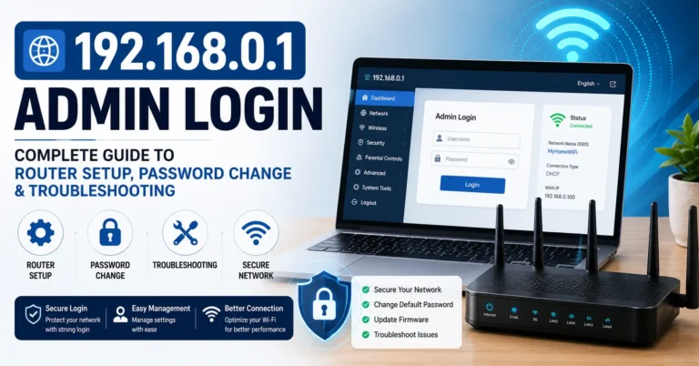 192.168.0.1 Admin Login