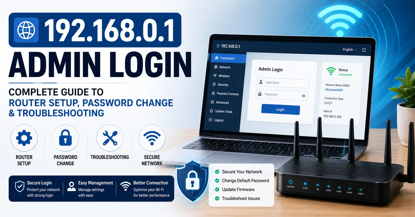 192.168.0.1 Admin Login