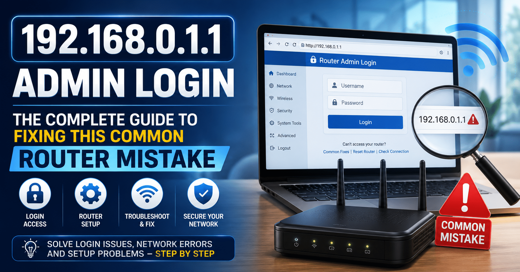 192.168.0.1.1 Admin Login