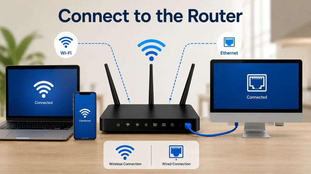 Connect to the Router