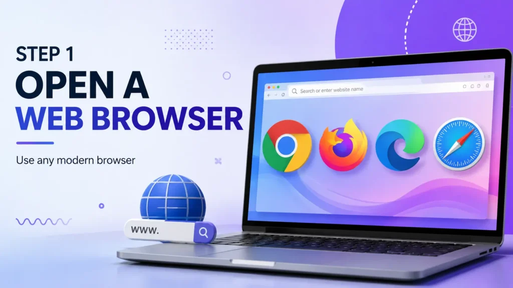 Open a Web Browser