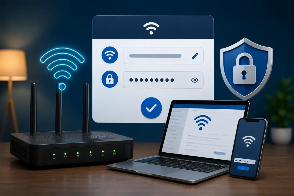 Set Your Wi-Fi Name and Password