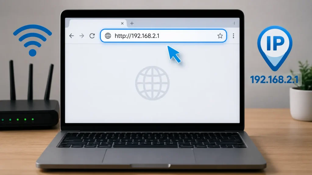 Type the IP Address