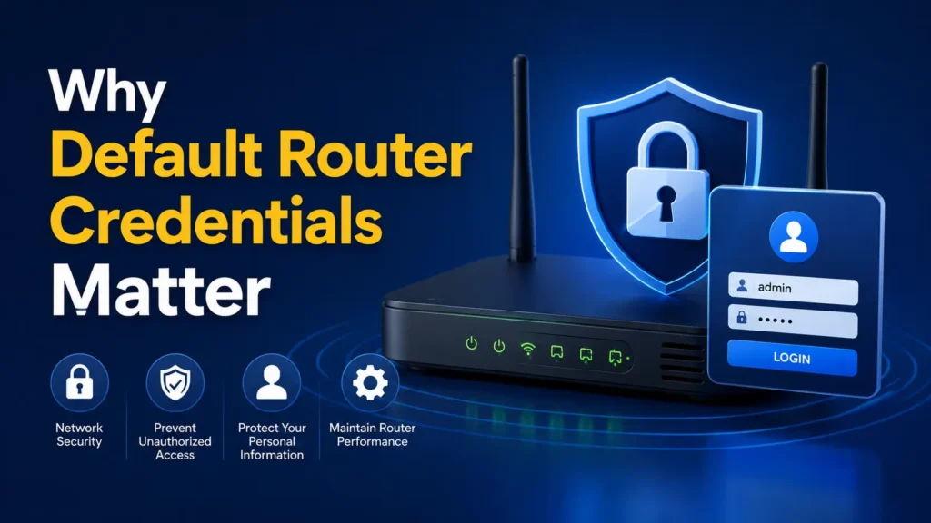 Why Default Router Credentials Matter